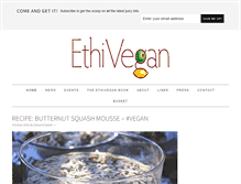 Tablet Screenshot of ethivegan.com